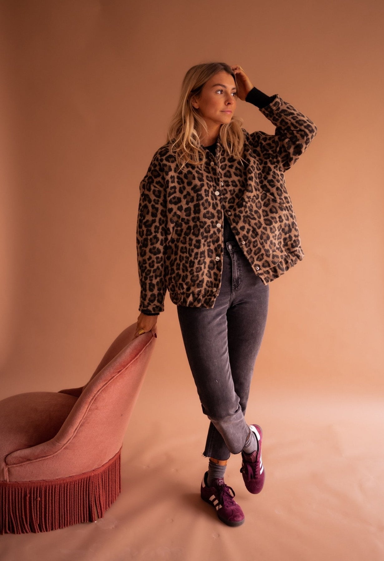 Emily - Trendy Leopard Jacket