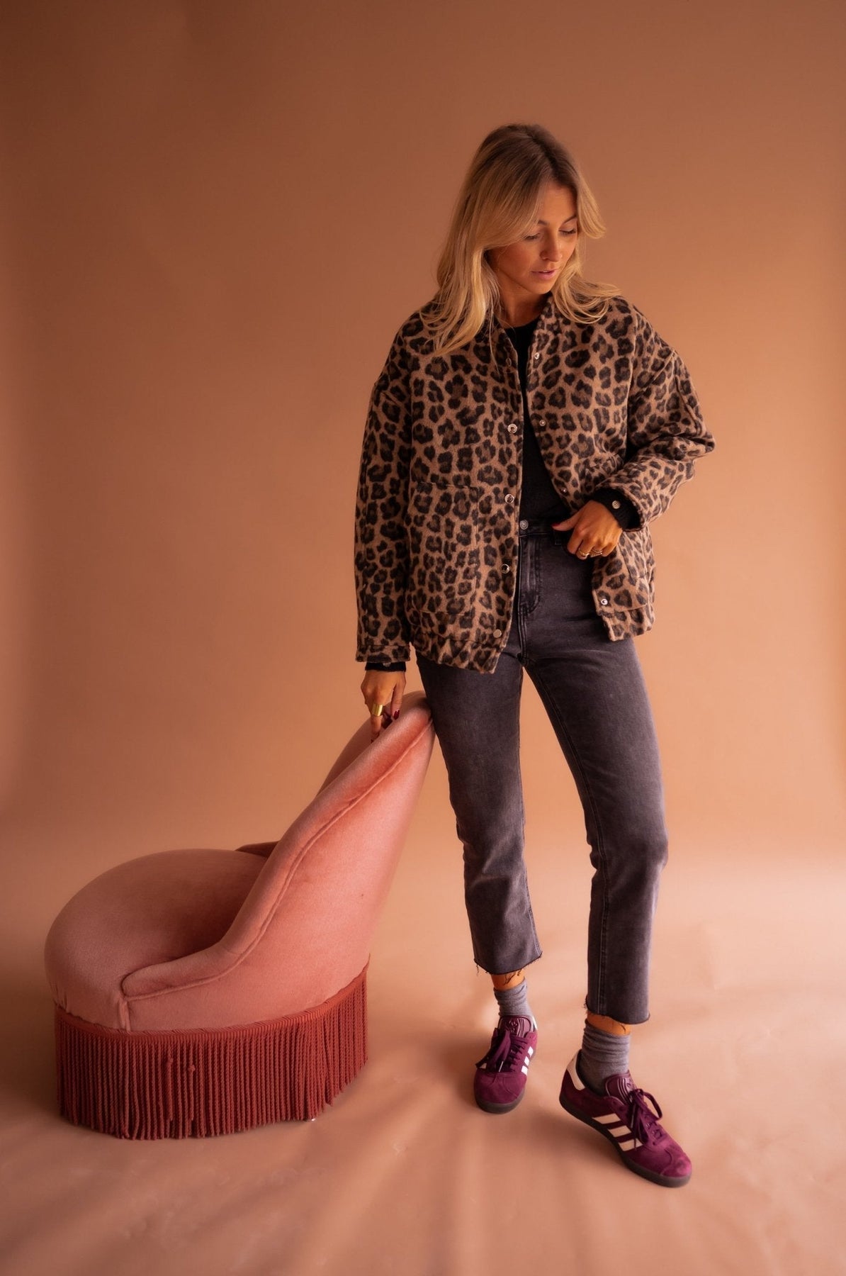 Emily - Trendy Leopard Jacket