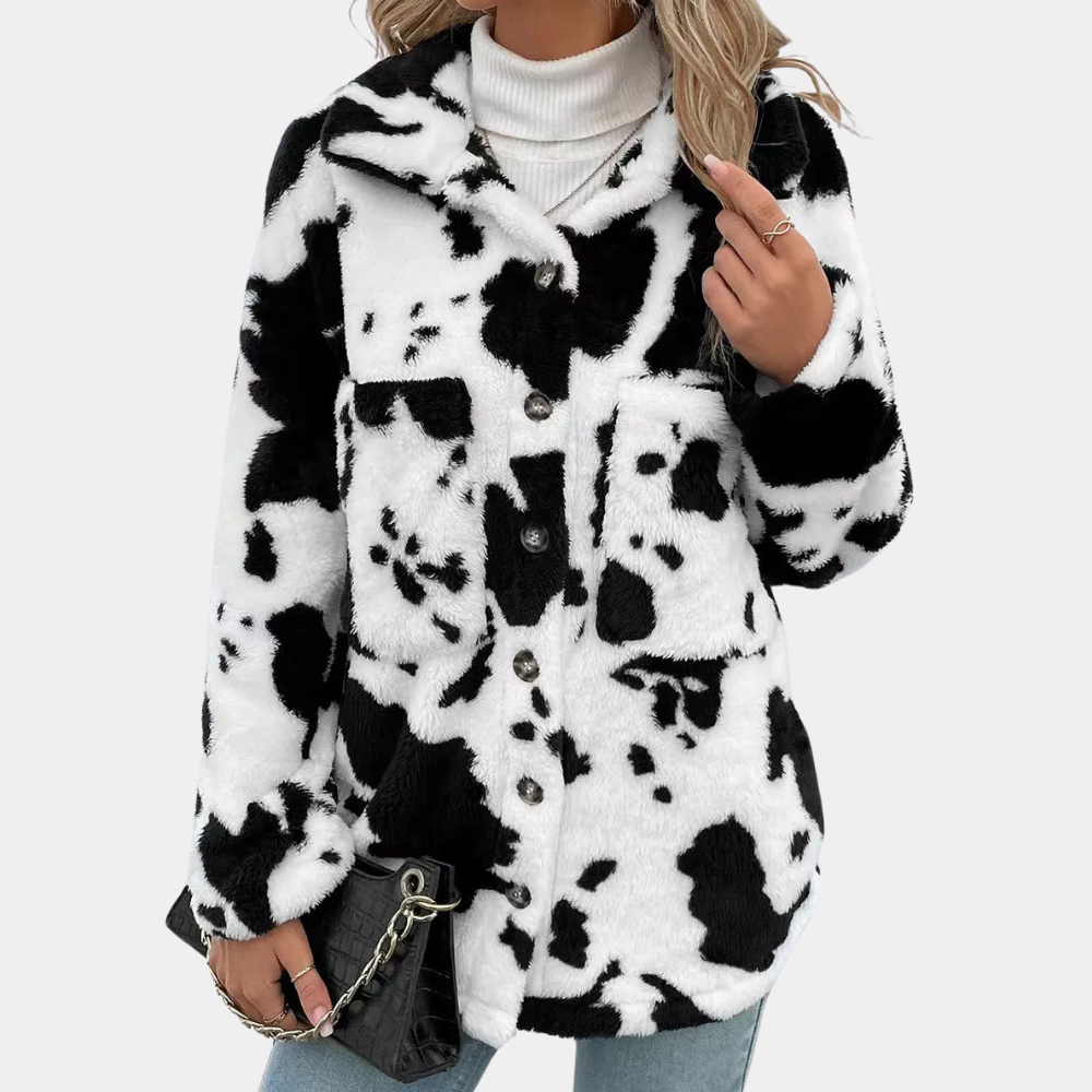 Kaylee™ - Cow Print Sweater