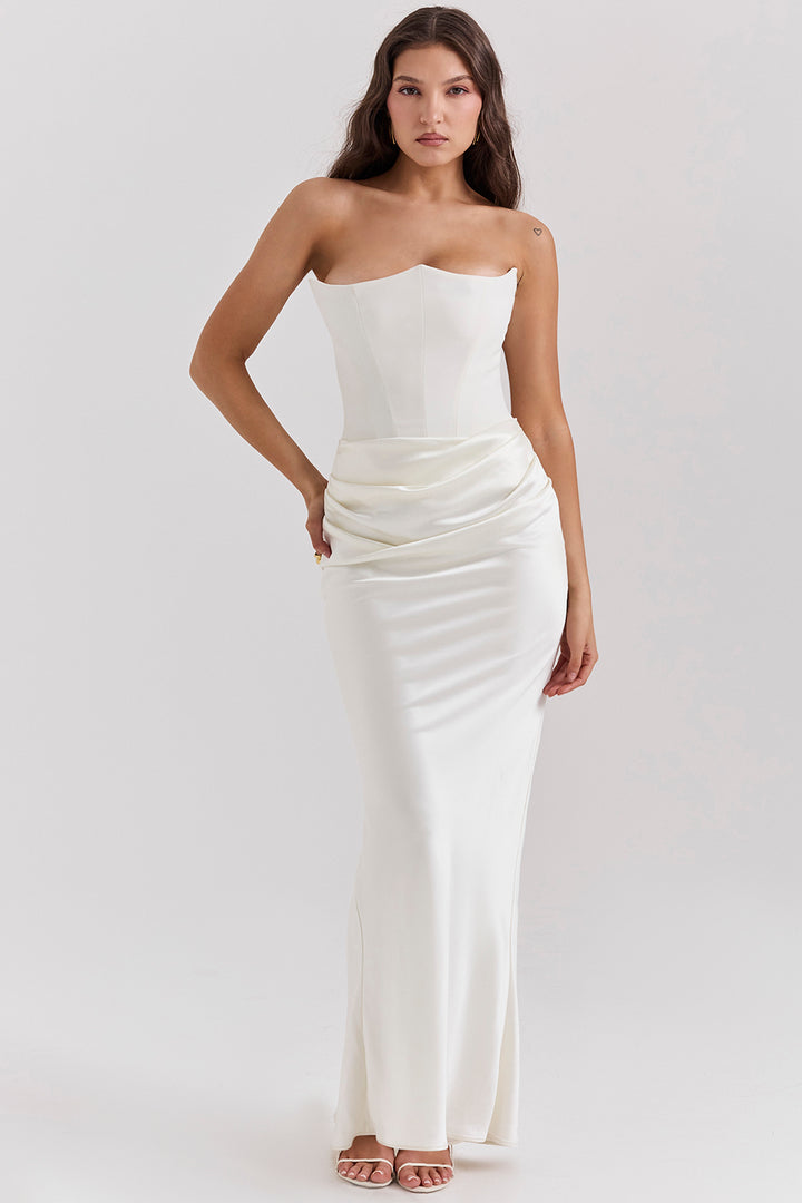 Shayla™ - Elegant Sleeveless Corset-Style Maxi Dress