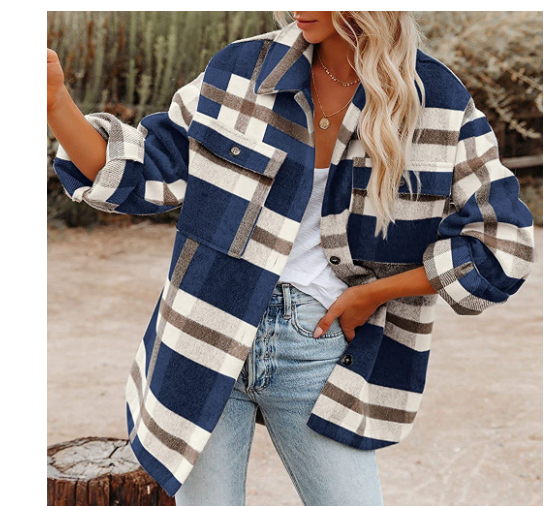 Malua™ - Oversized Checked Jacket