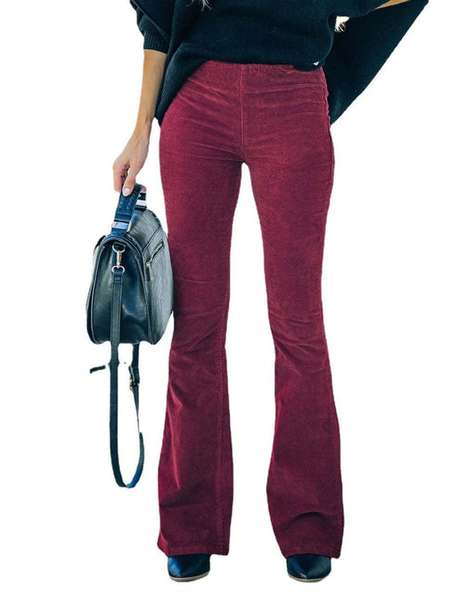 Ariyah - Flared Corduroy Trousers