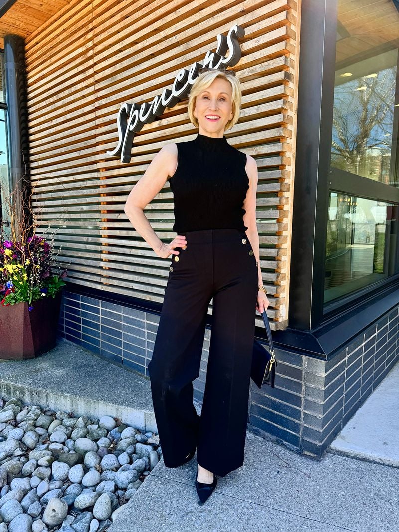 Jana - Elegant Wide Leg Trousers