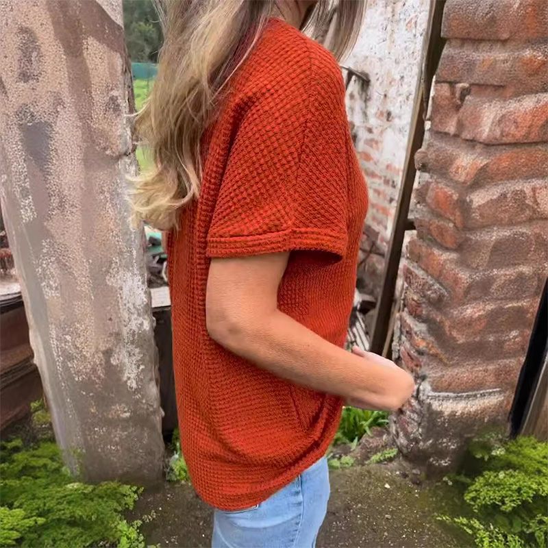 Nakia - Short Sleeve V-Neck Top