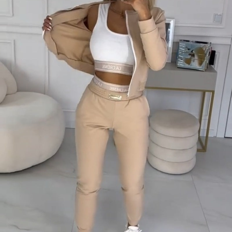 Domenica™ - Women's 3-Piece Zip-Up Tracksuits