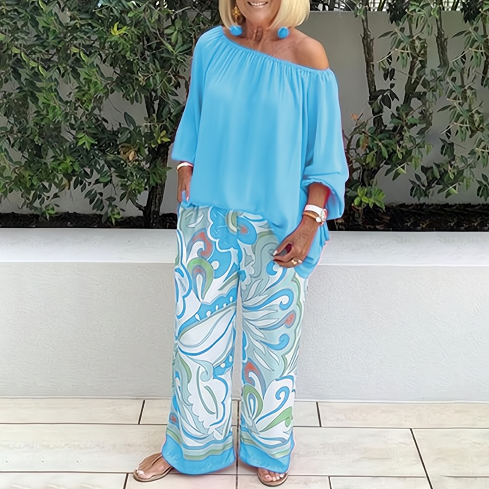 Kylie™ - Loose Fit Blouse and Trousers Set