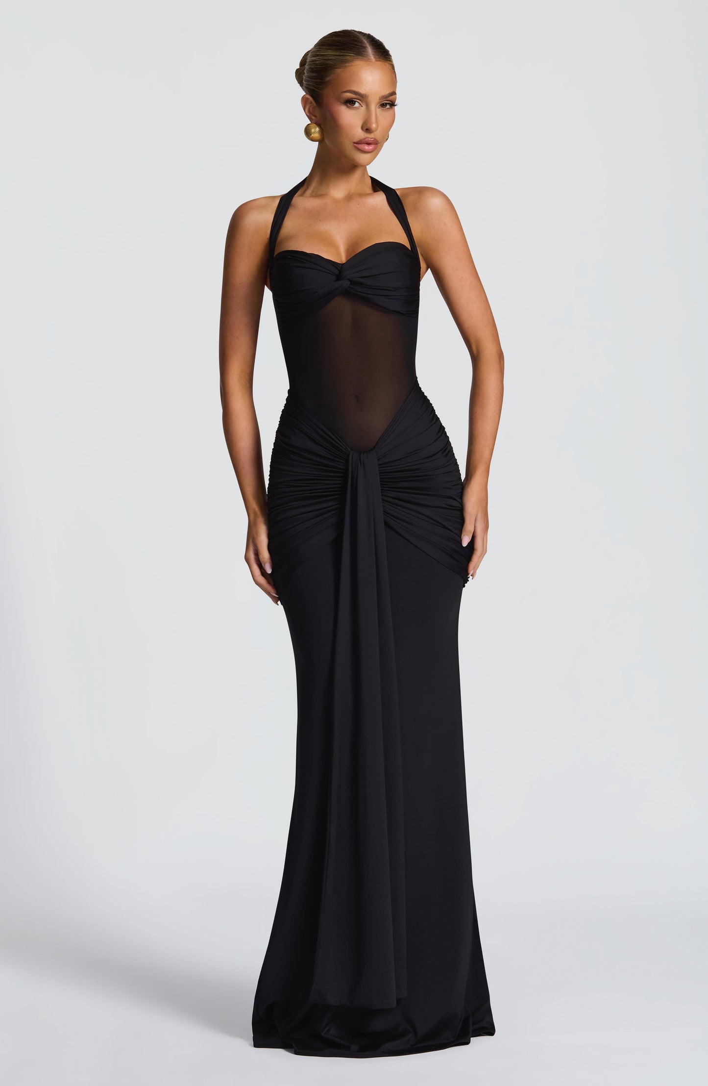 Hazel- Long Dress with Thin Straps