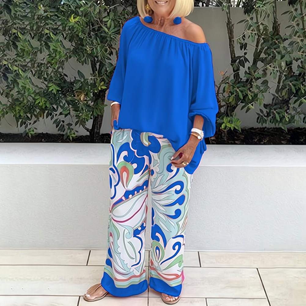Kylie™ - Loose Fit Blouse and Trousers Set