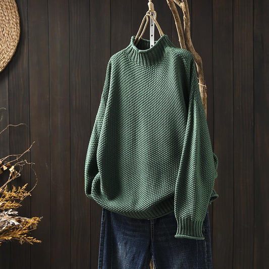 Lucy™ - High Neck Knitted Sweater