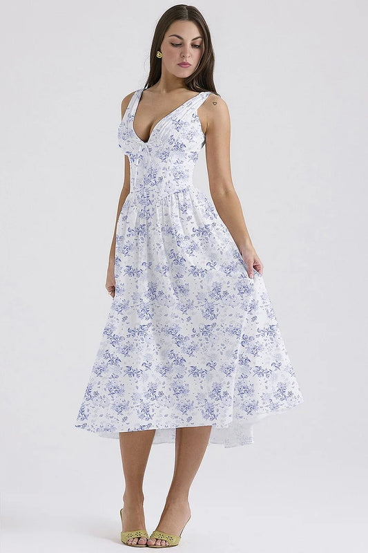 Emmelina - Summer dress with cotton corset