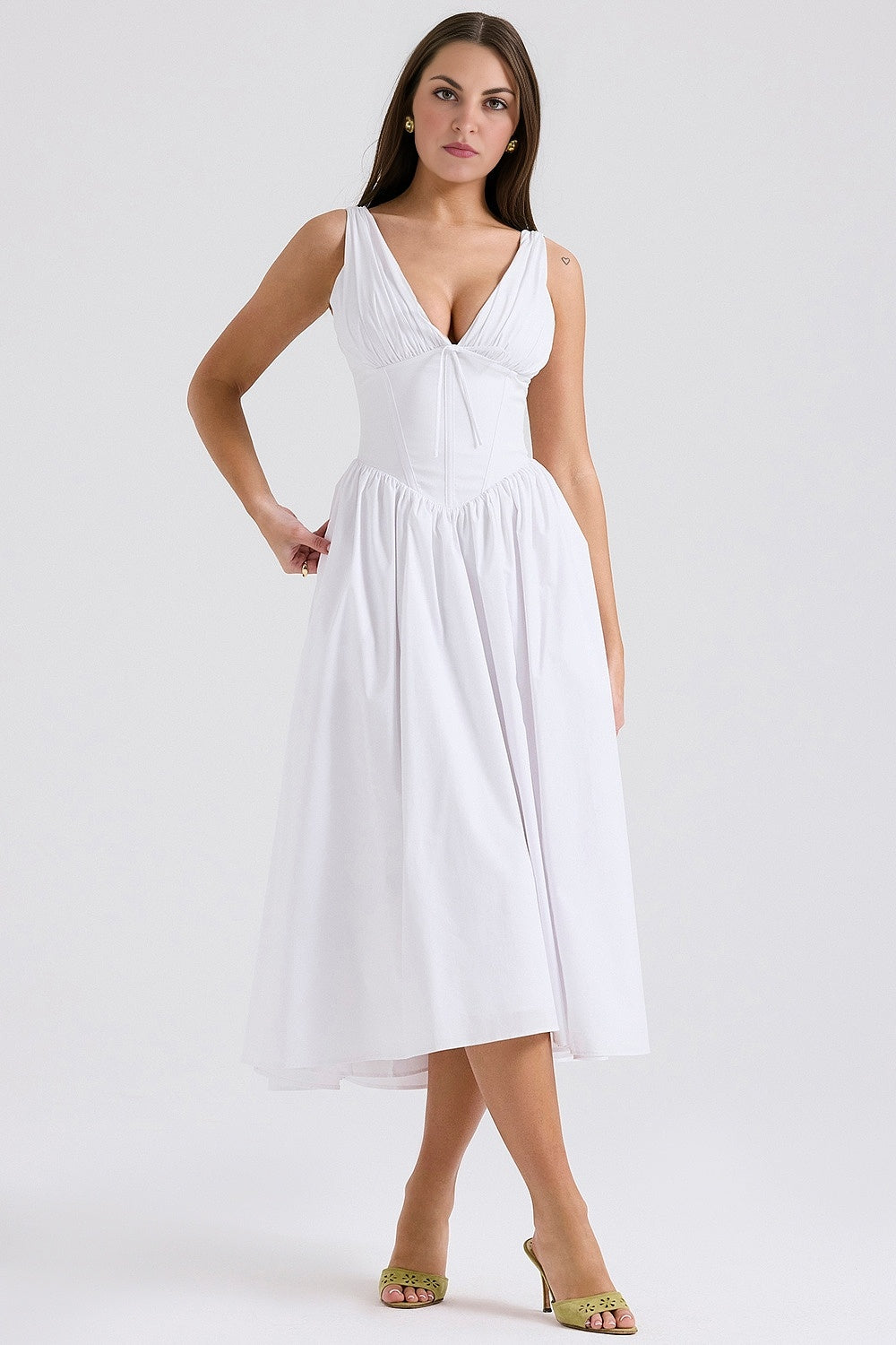 Emmelina - Summer dress with cotton corset