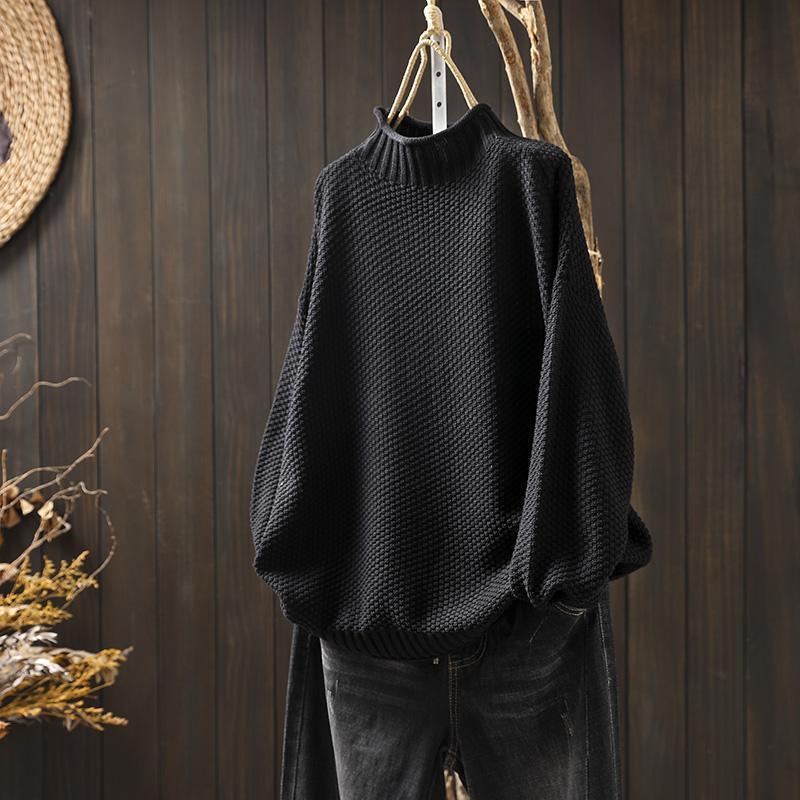 Lucy™ - High Neck Knitted Sweater