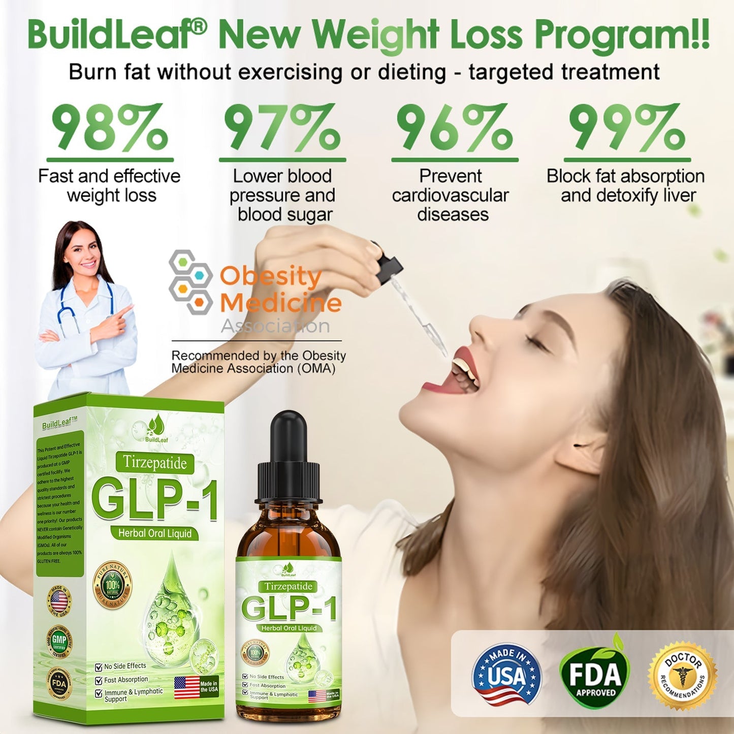 NatureTrim - Tirzepatide GLP-1 Moringa Slimming & Health Boost Drops