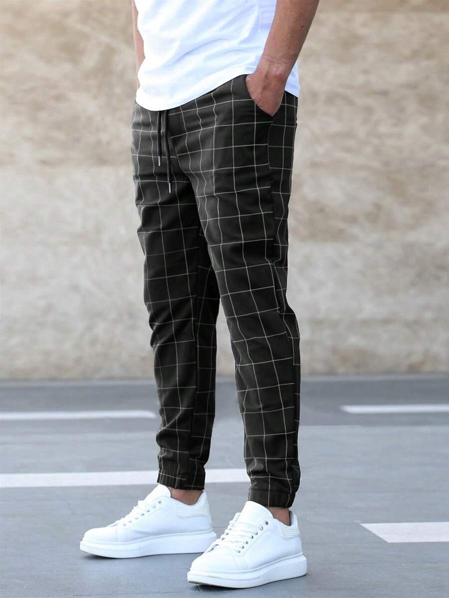 Abel™ - Men's Casual Checked Trousers