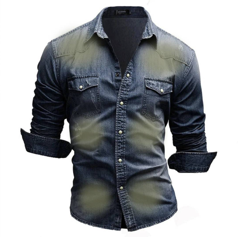 Alan™ - Men's Denim Shirt