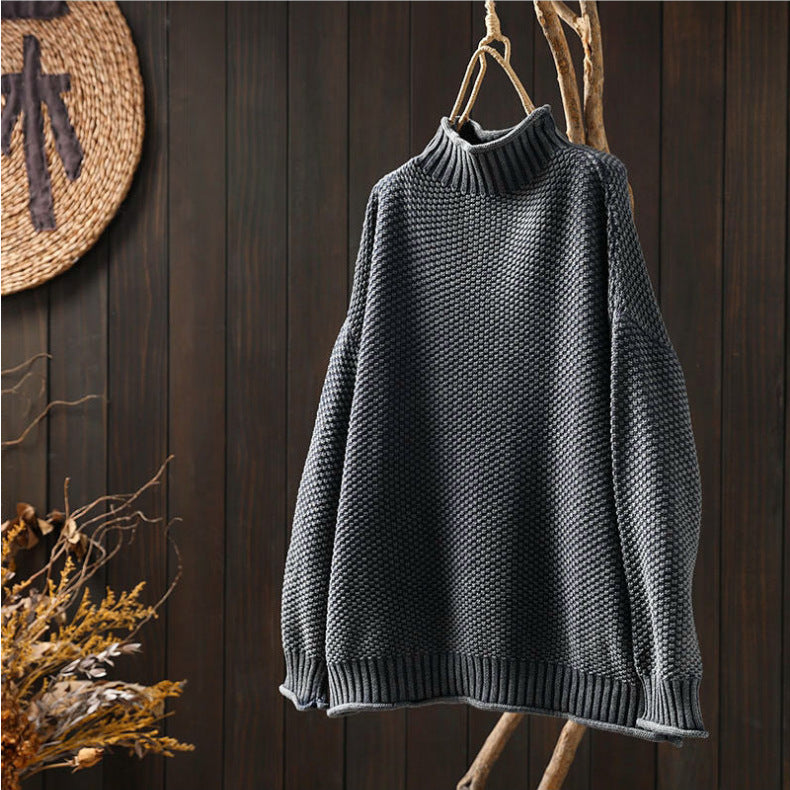 Lucy™ - High Neck Knitted Sweater