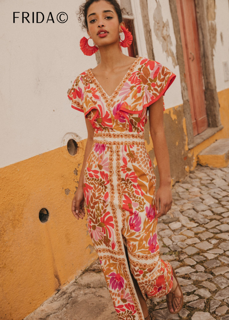 Frida™ - Mediterranean Style Summer Dress