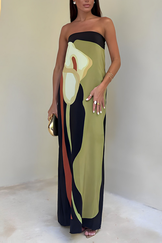 Nelsy™ - Long Strapless Party Dress