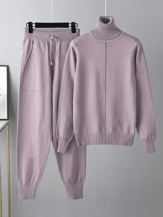 Ola™ - High Neck Sweater and Trousers Set