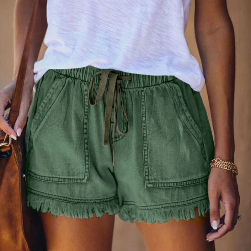 Amiyah™ - High-Waisted Denim Shorts