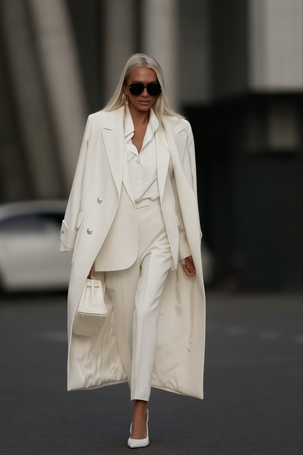 Gianna - Three-Piece Casual Suit: Trousers, Jacket and Parka