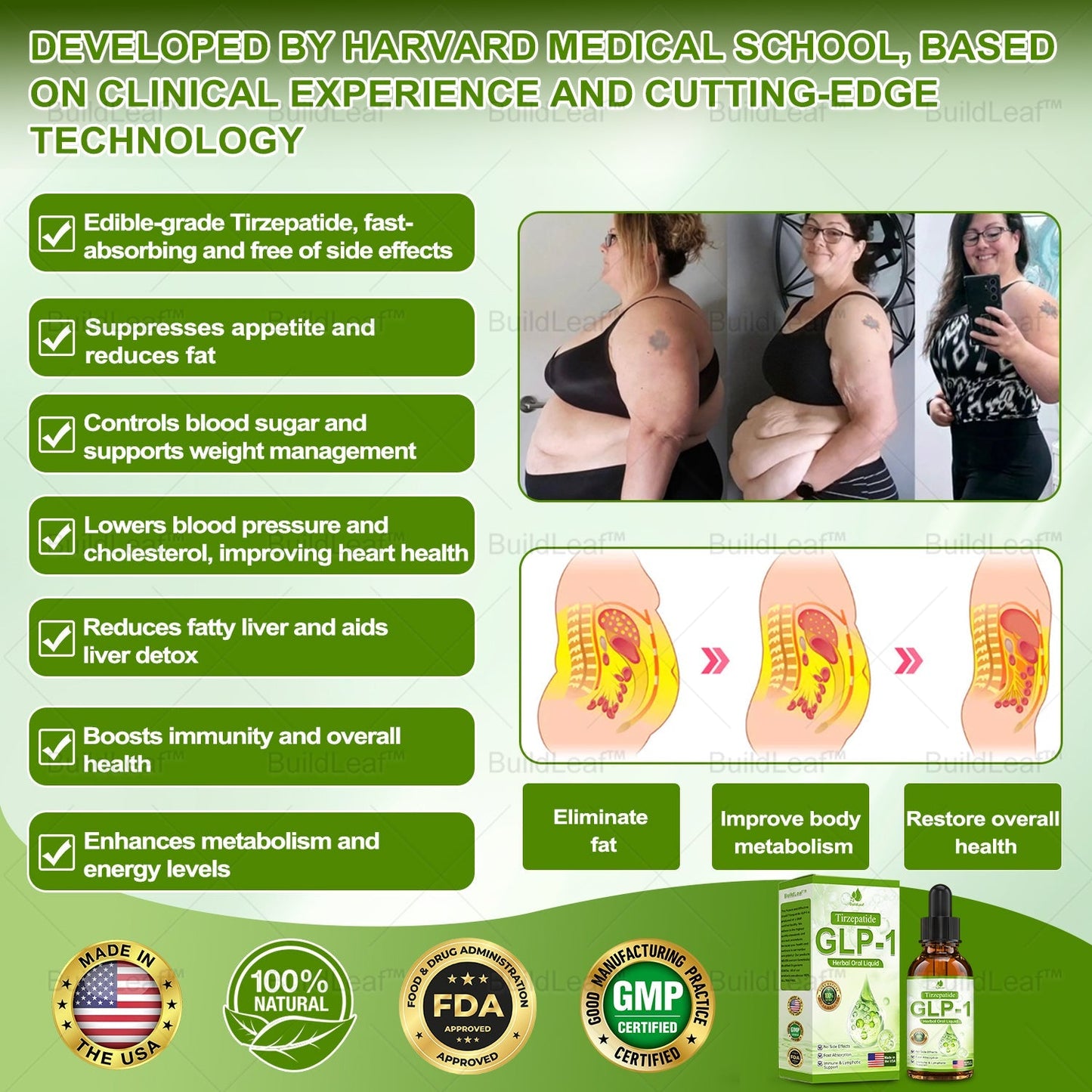 NatureTrim - Tirzepatide GLP-1 Moringa Slimming & Health Boost Drops