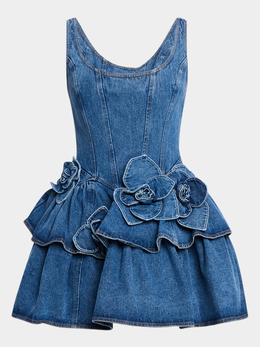 Pohh - Short Denim Dress