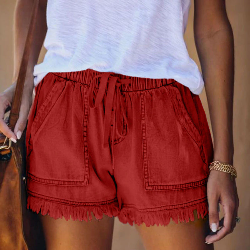 Amiyah™ - High-Waisted Denim Shorts