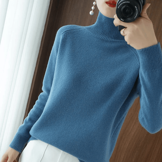 Rosanna™ - Cashmere turtleneck jumper