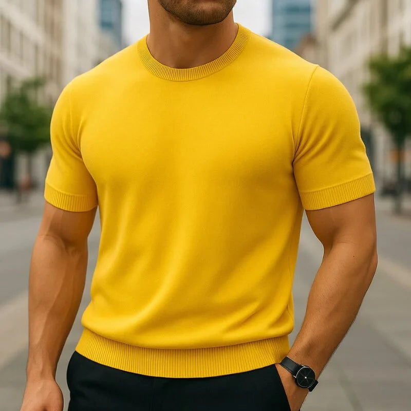 Auro – Men's Cashmere-Style T-Shirt