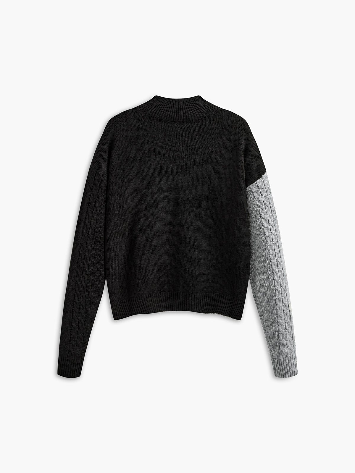 Anais™ - Double textured turtleneck jumper