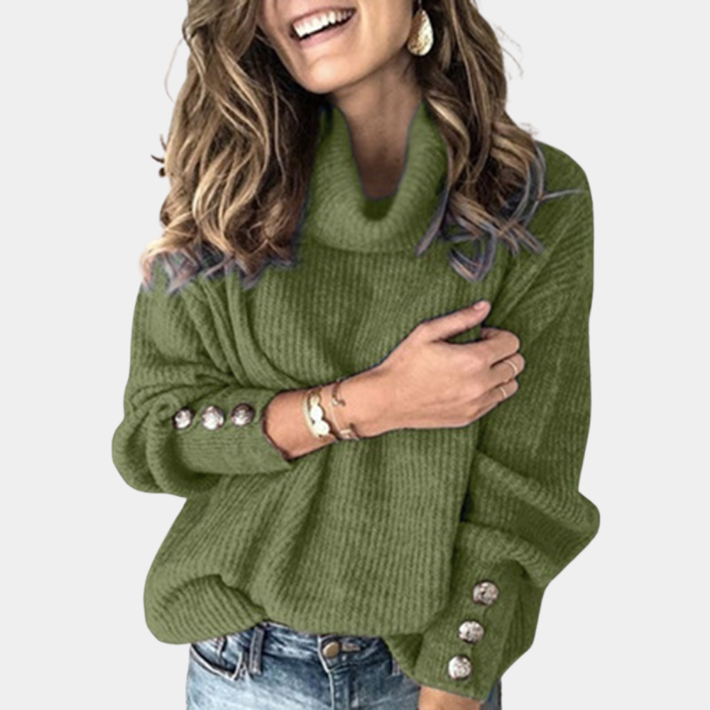 Myla™ - Casual High Neck Sweater