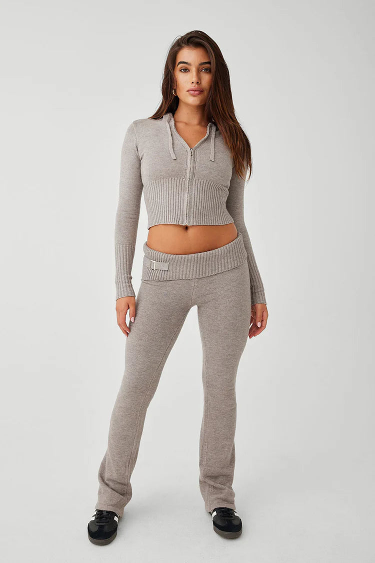 Patricia - Knitted Sweatshirt and Trousers Set