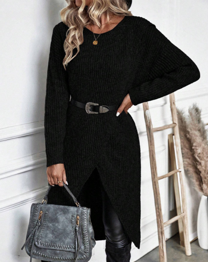 Mayra™ - Ribbed Knitted Dress