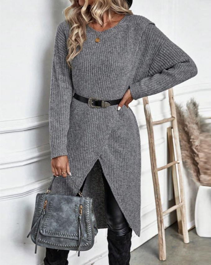 Mayra™ - Ribbed Knitted Dress