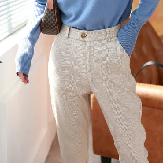 Kalani™ - Elegant Wool Dress Trousers