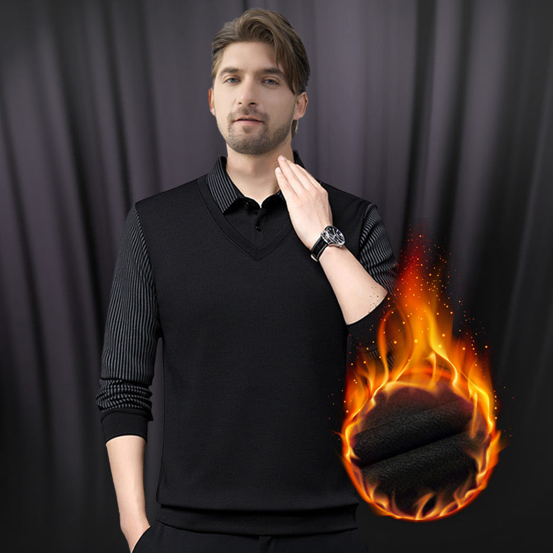 Charlie™ - Long sleeve polo shirt for men