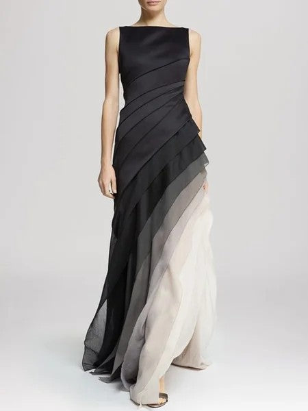 Sheri™ - Elegant Layered Gradient Dress