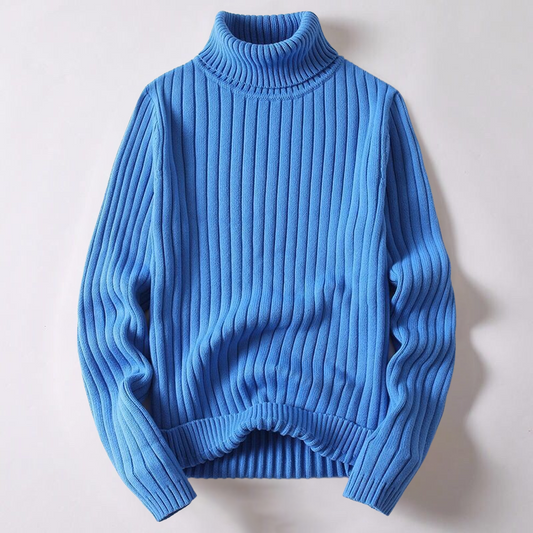 Juan - Men's Ribbed Turtleneck Jumper