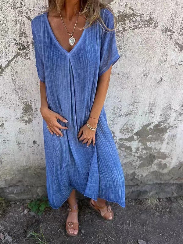 Georgia - Linen and Cotton Loose Dress