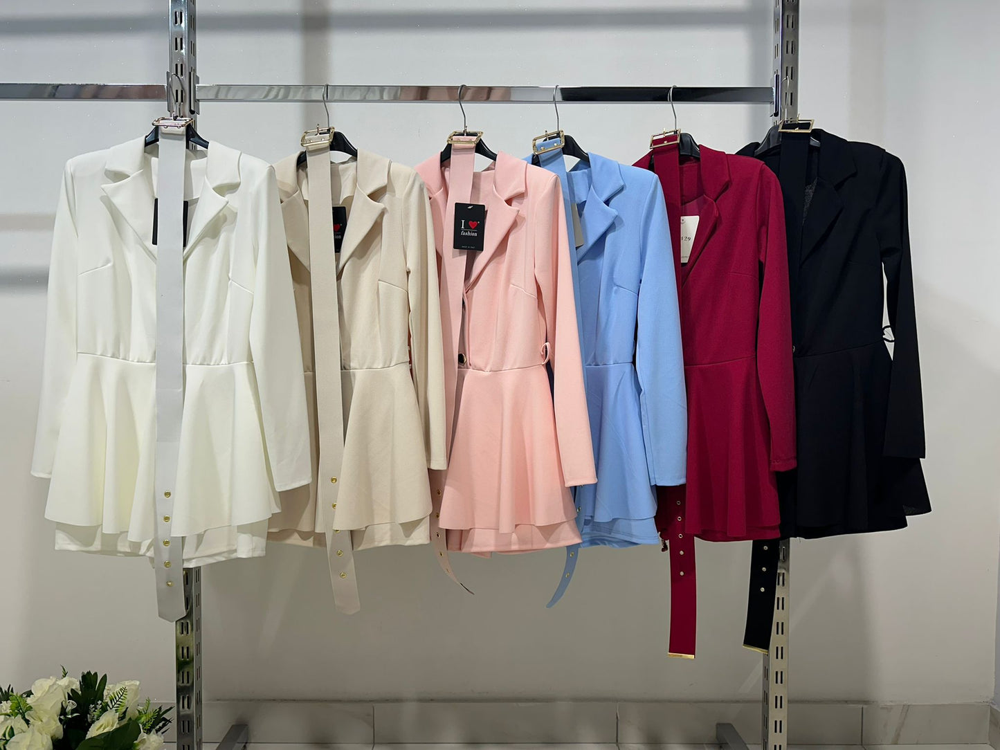 Zaira™ - Short Dress with Belt