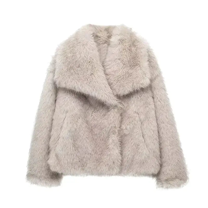 Sophie™ - Synthetic Fur Coat