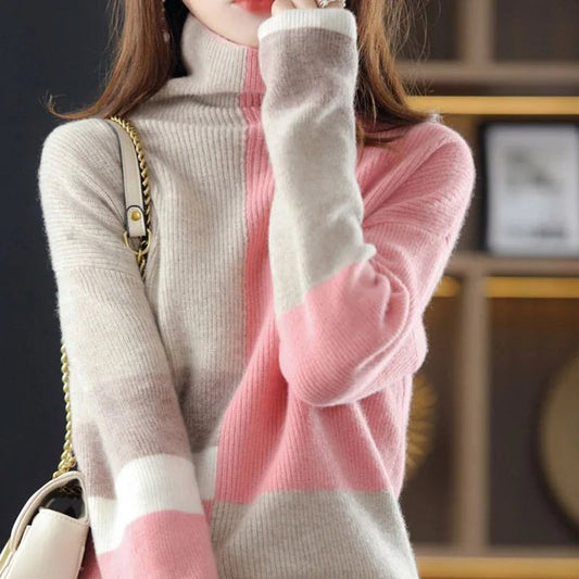 Duna™ - High Neck Jumper with Style