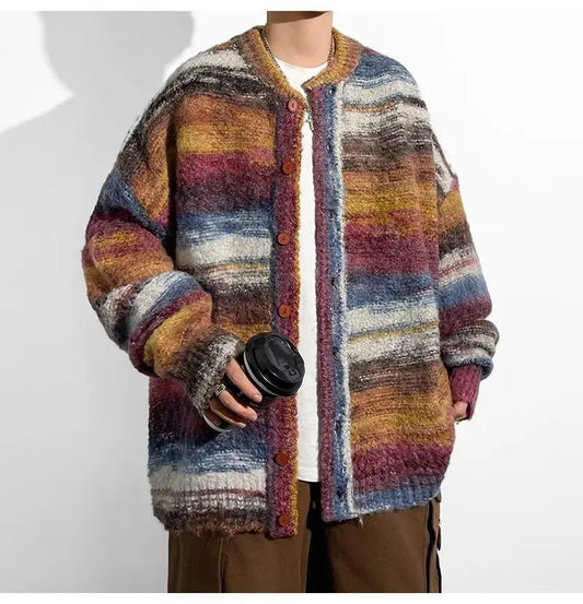 Enzo™ - Men's Patchwork Sweater