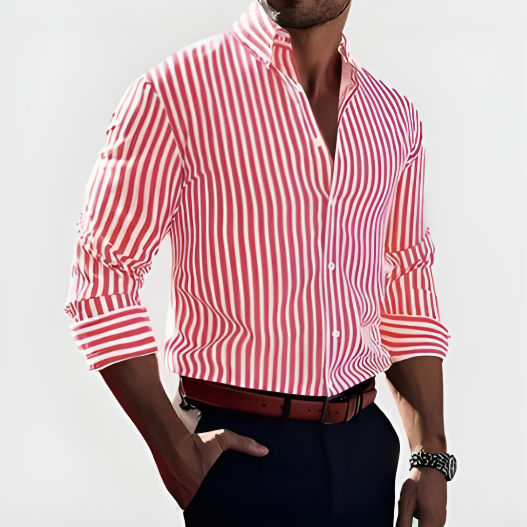 Alfredo - Striped Button-Down Shirt