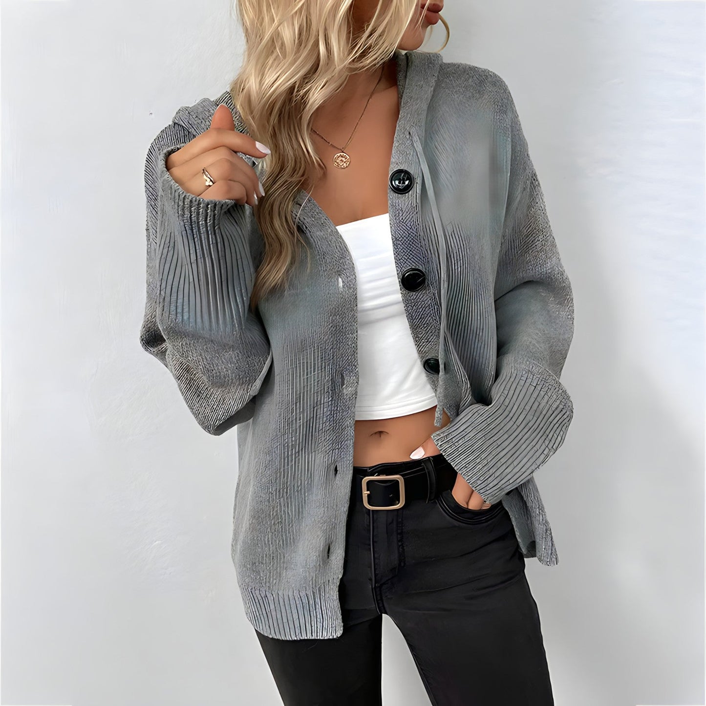 Galia™ - Hooded Cardigan