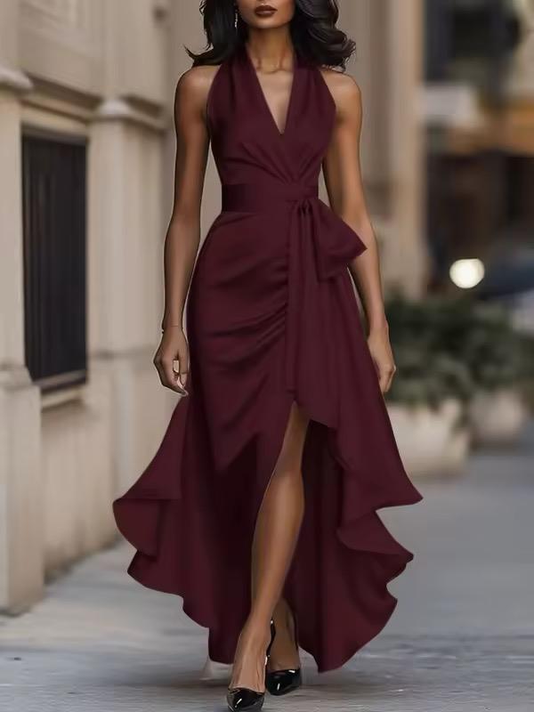 Ella - Elegant V-Neck Dress
