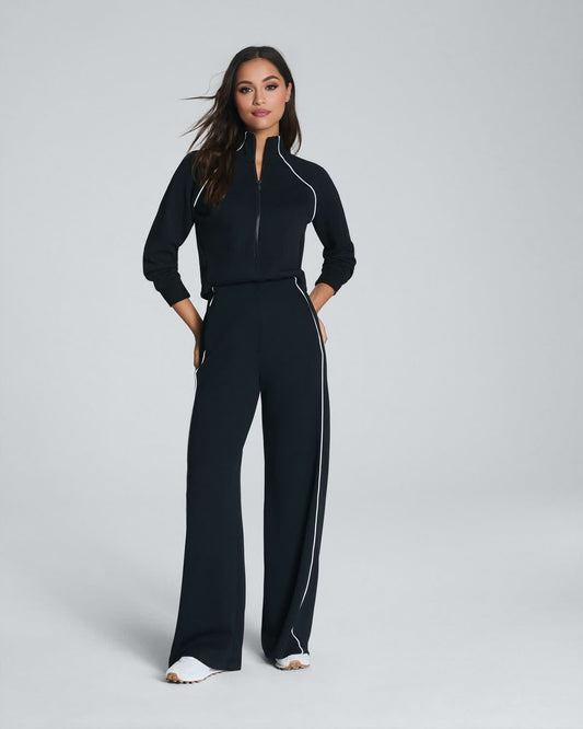 Leyla - Long-Sleeve Sports-Style Jumpsuit