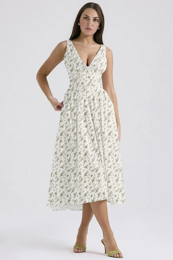 Emmelina - Summer dress with cotton corset