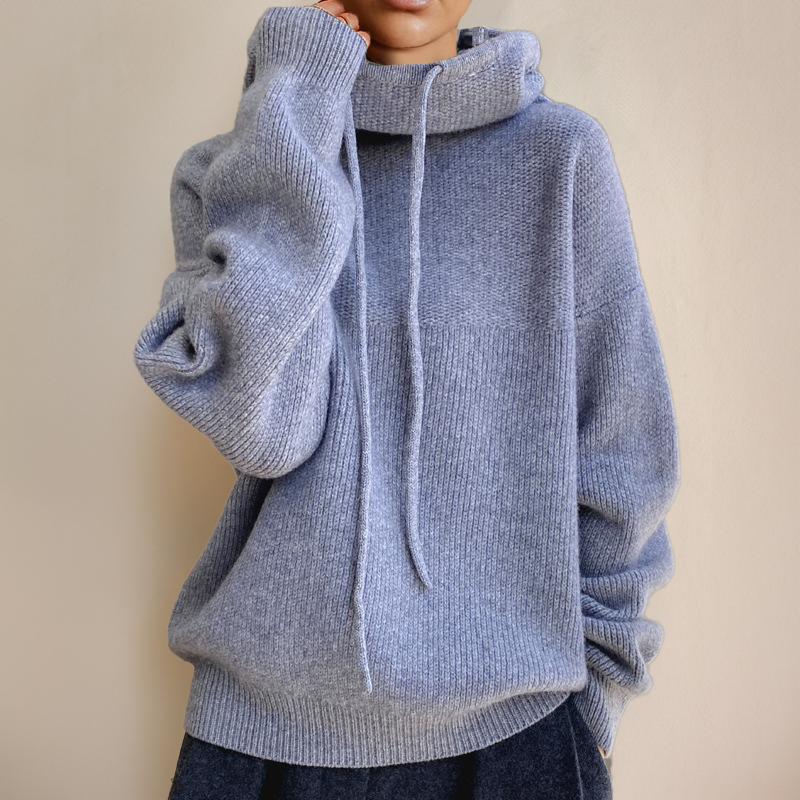 Ariana™ - Merino wool jumper with turtleneck